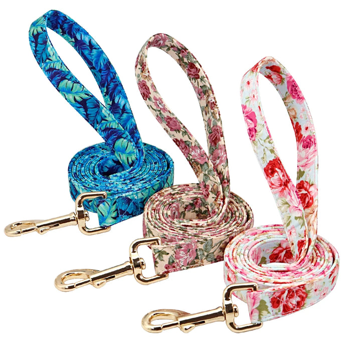 Liwopet PAWPRINT Custum ID Collar & Leash Set - Personalize Your Pup’s Style