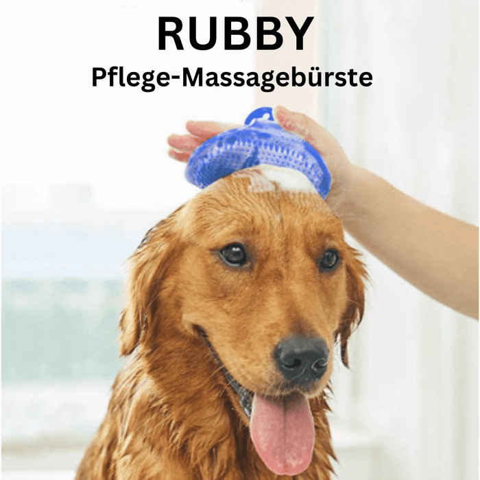 Liwopet RUBBY - The Ultimate Bath & Massage Brush for Your Pets' Grooming Bliss