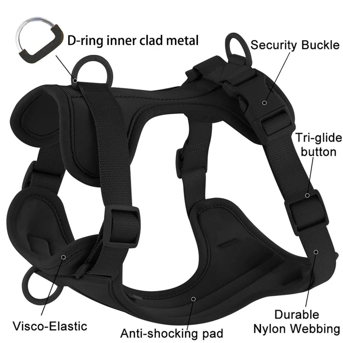 Liwopet TWINCOMFORT PVC Harness and Leash Set - Upgrade to Comfort