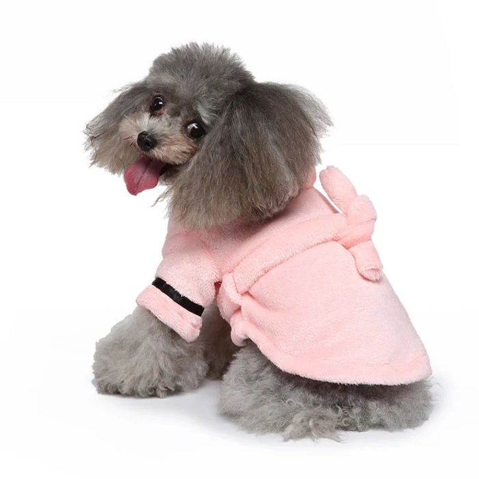 Liwopet FLUFFTAILS Bathrobe - Pamper Your Pet with Cozy Warmth