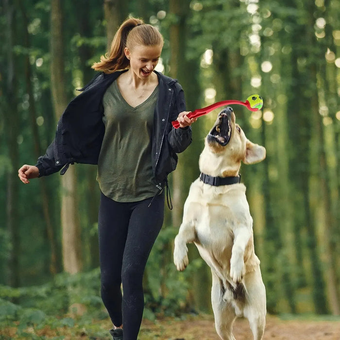 Liwopet FETCHMASTER Ball Launcher- Effortless Fun with Your Four-Legged Friend