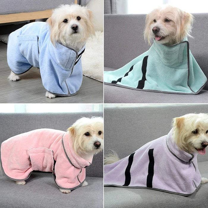 Liwopet AQUAPAWS Comfort Cloak - Cozy, Quick-Dry Cloak for Your Pet