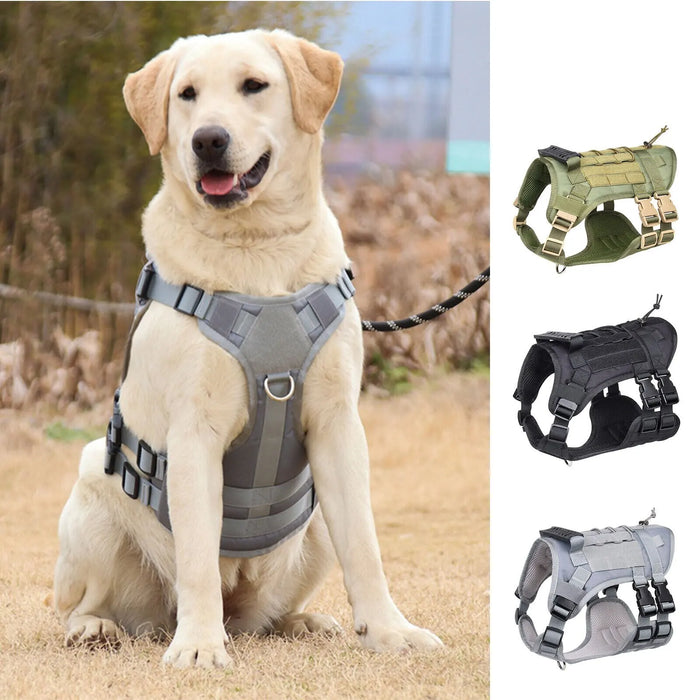 Liwopet TACTICOLLAR - Adjustable No-Pull Dog Vest for Training, Hunting & Walking