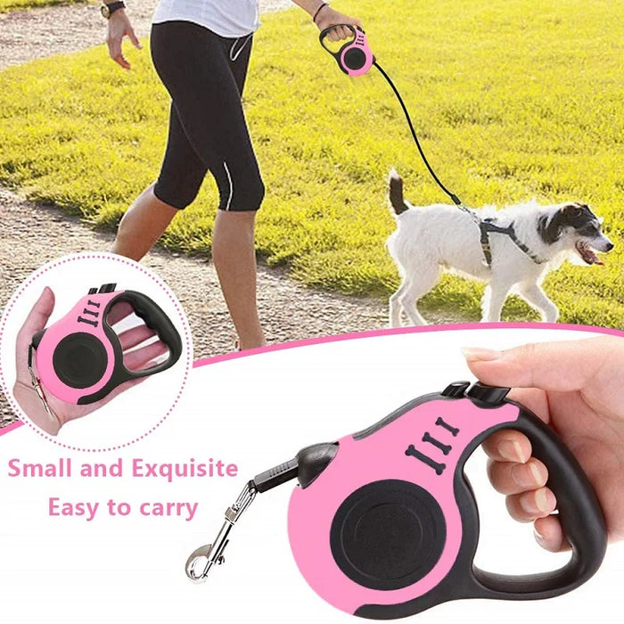 Liwopet FLEXIPACE - Sleek Retractable Leash for Natural Elegance and Reliable Control