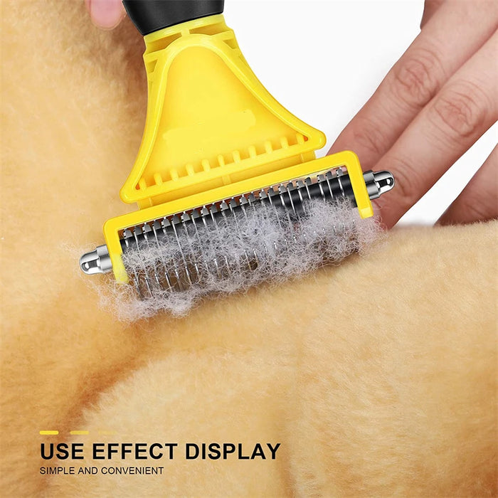 Liwopet COATCARE - Achieve Smooth, Tangle-Free Fur with Our Pet Grooming Brush