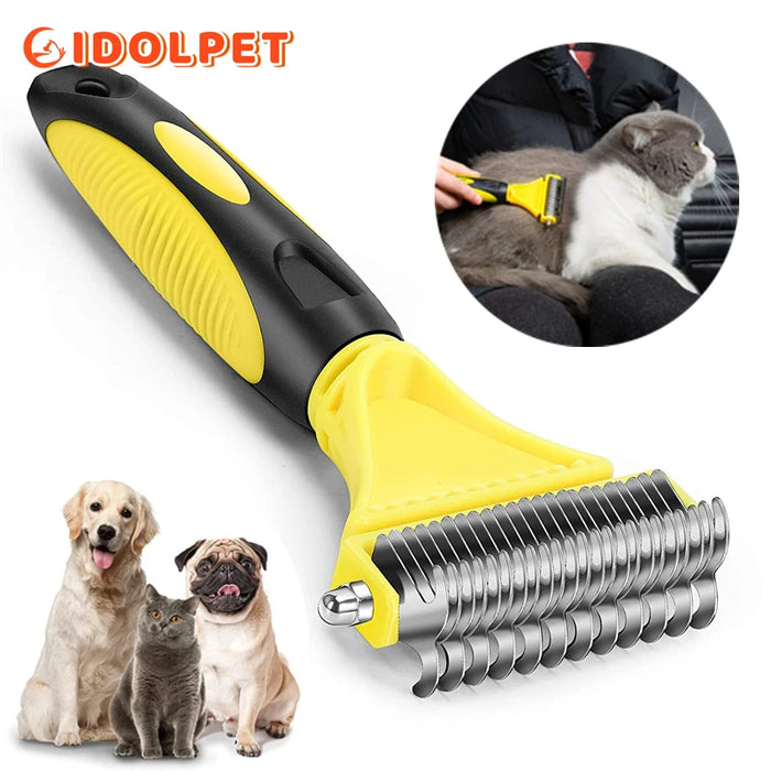 Liwopet COATCARE - Achieve Smooth, Tangle-Free Fur with Our Pet Grooming Brush
